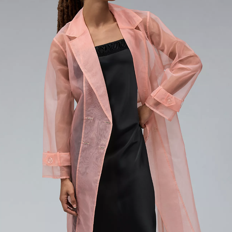 Sheer Trench Coat