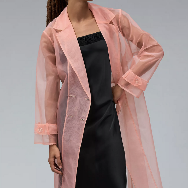 Sheer Trench Coat
