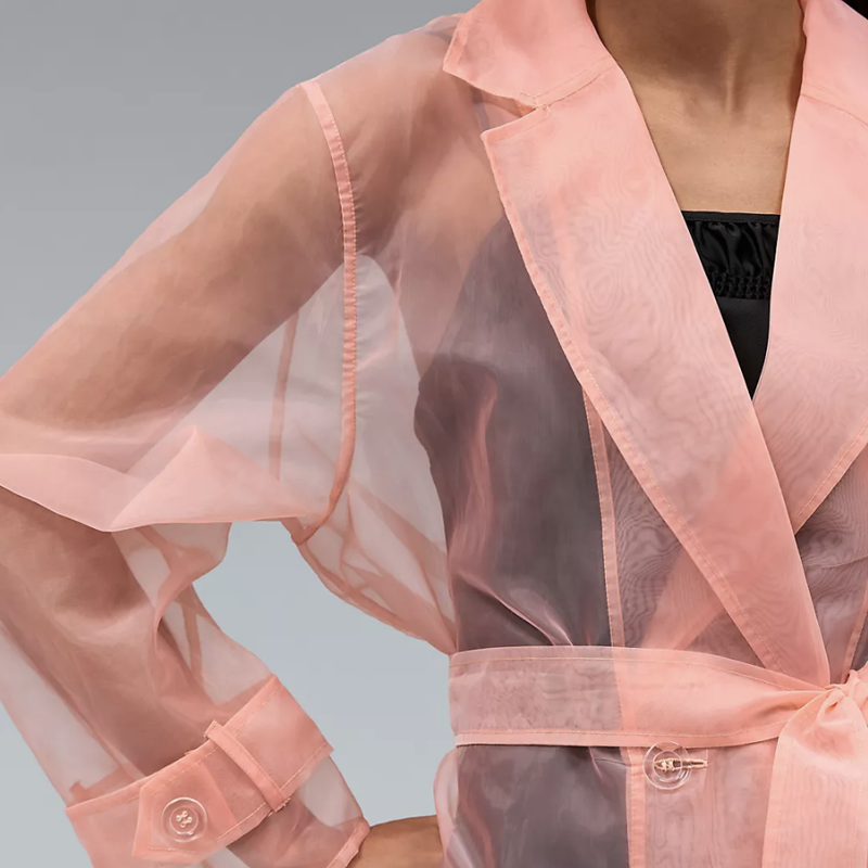 Sheer Trench Coat