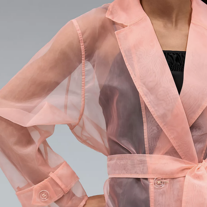 Sheer Trench Coat