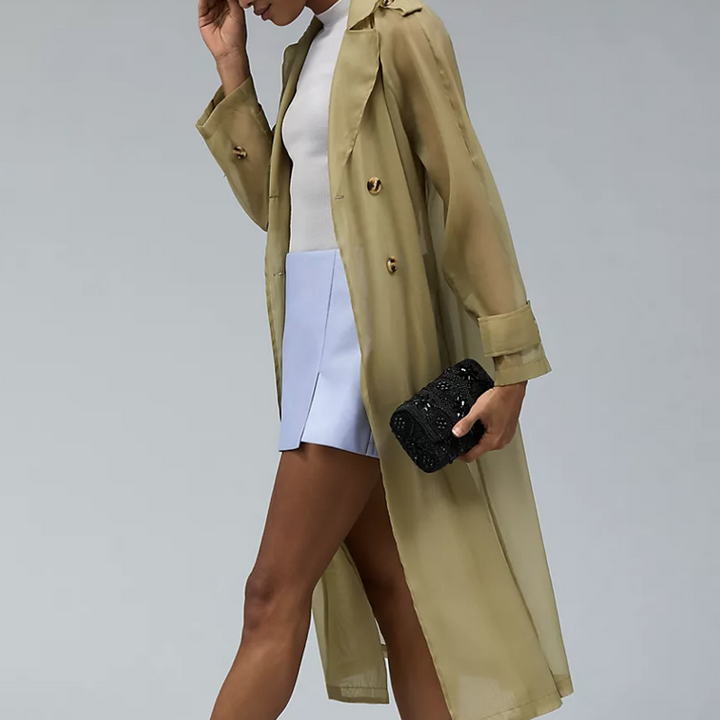 Dolan Sheer Trench Coat
