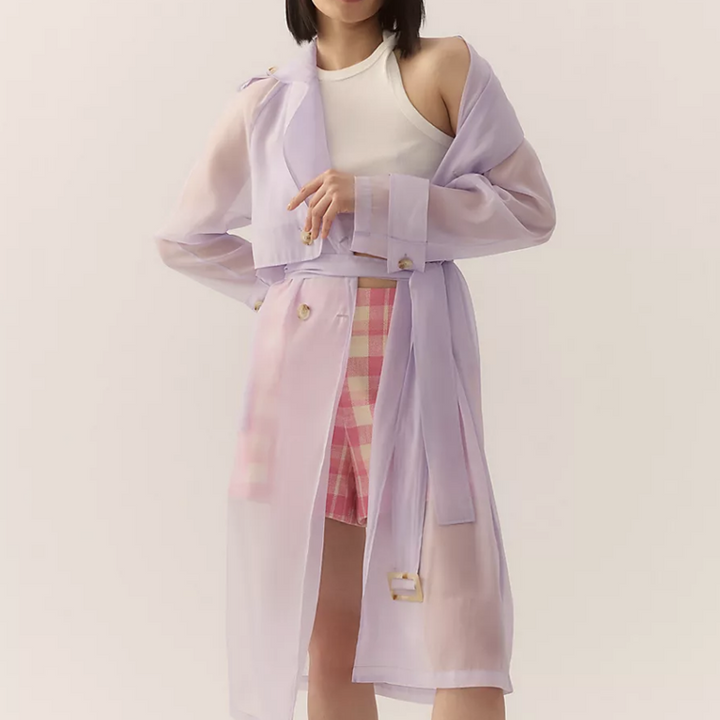 Dolan Sheer Trench Coat